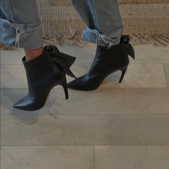 Dior leather bow booties - Picture 17 of 17